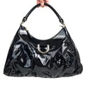 GUCCI MONOGRAM LEATHER ABBEY BAG