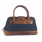 CHRISTIAN DIOR STREET CHIC CROCODILE DENIM BAG