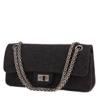 Chanel 2.55 Baguette small model handbag in grey jersey