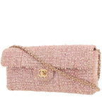 Chanel Choco Bar handbag in pink tweed