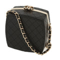 Chanel clutch in black leather