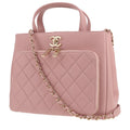 Chanel Executive handbag in pink grained leather