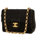 Chanel Mini Timeless shoulder bag in black doblis calfskin