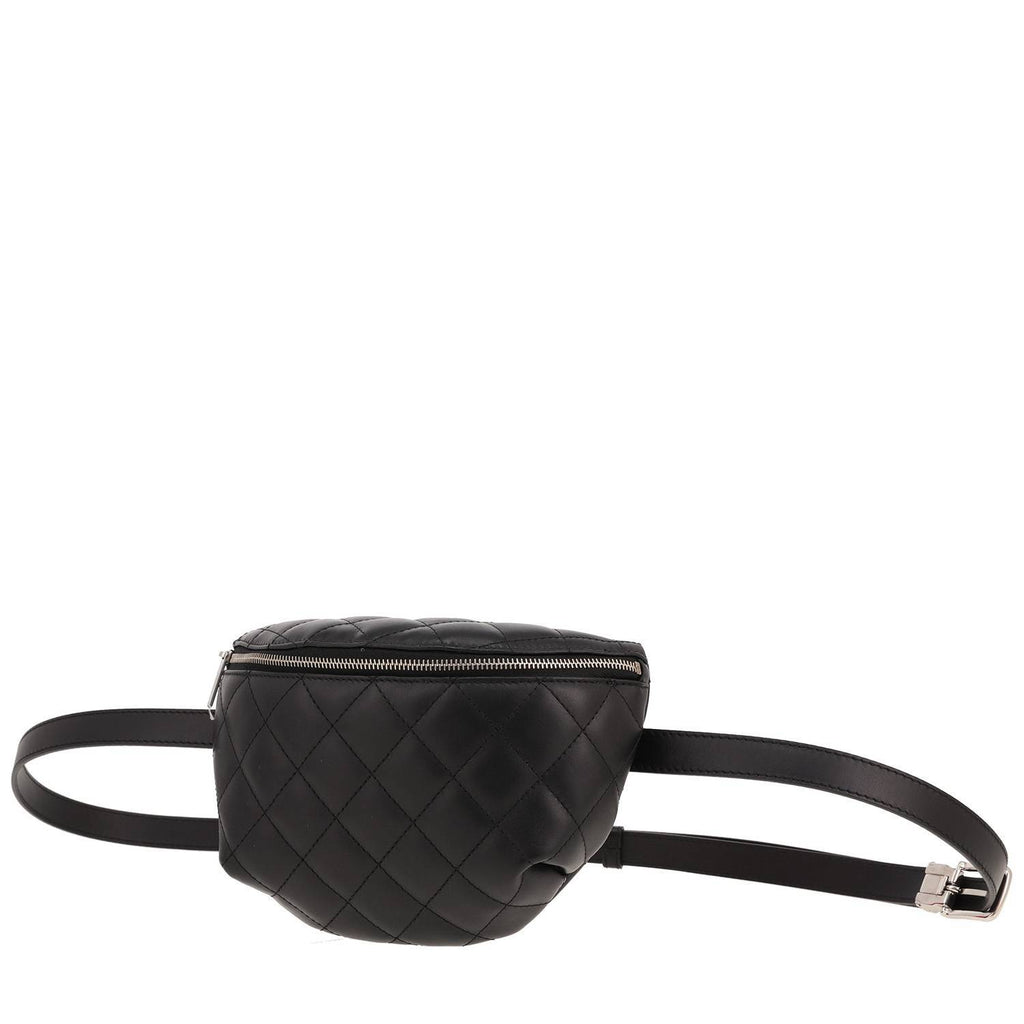 Chanel Pochette ceinture clutch-belt in black quilted leather