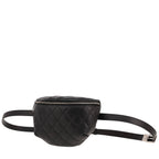 Chanel Pochette ceinture clutch-belt in black quilted leather