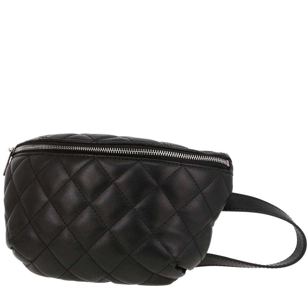 Chanel Pochette ceinture clutch-belt in black quilted leather