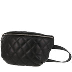 Chanel Pochette ceinture clutch-belt in black quilted leather