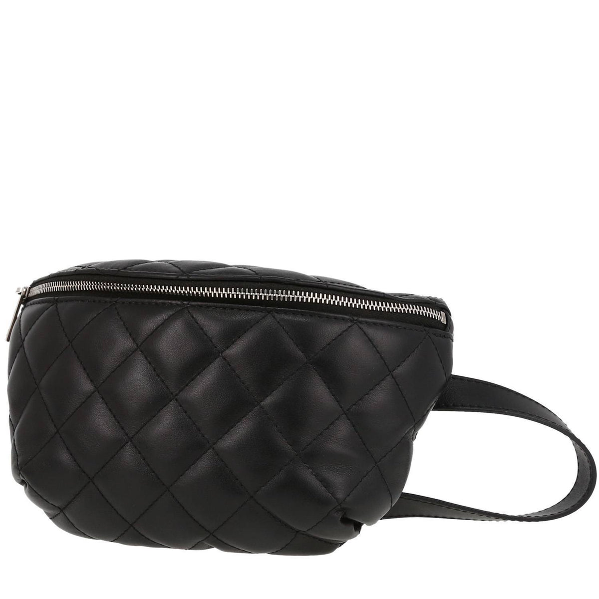 Chanel Pochette ceinture clutch-belt in black quilted leather