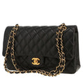 Chanel Timeless Classic handbag in black quilted leather