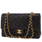 Chanel Timeless Classic handbag in black quilted leather