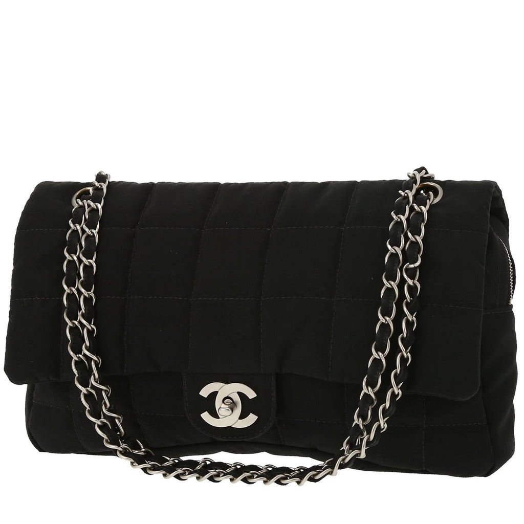 Chanel Timeless handbag in black nylon
