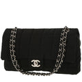 Chanel Timeless handbag in black nylon