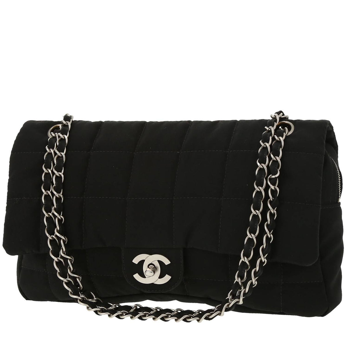 Chanel Timeless handbag in black nylon