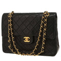 Chanel Timeless handbag in black quilted leather