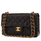 Chanel Timeless Petit handbag in black quilted leather