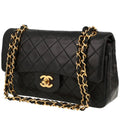 Chanel Timeless Petit handbag in black quilted leather