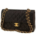 Chanel Timeless Petit handbag in brown quilted leather