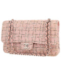 Chanel Timeless shoulder bag in pink tweed