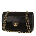 Chanel Timeless Vintage handbag canvas and black leather