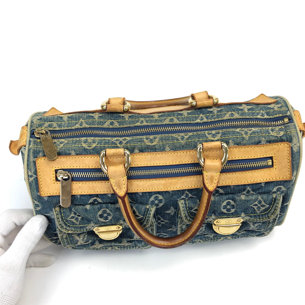 LOUIS VUITTON NEO SPEEDY DENIM BAG