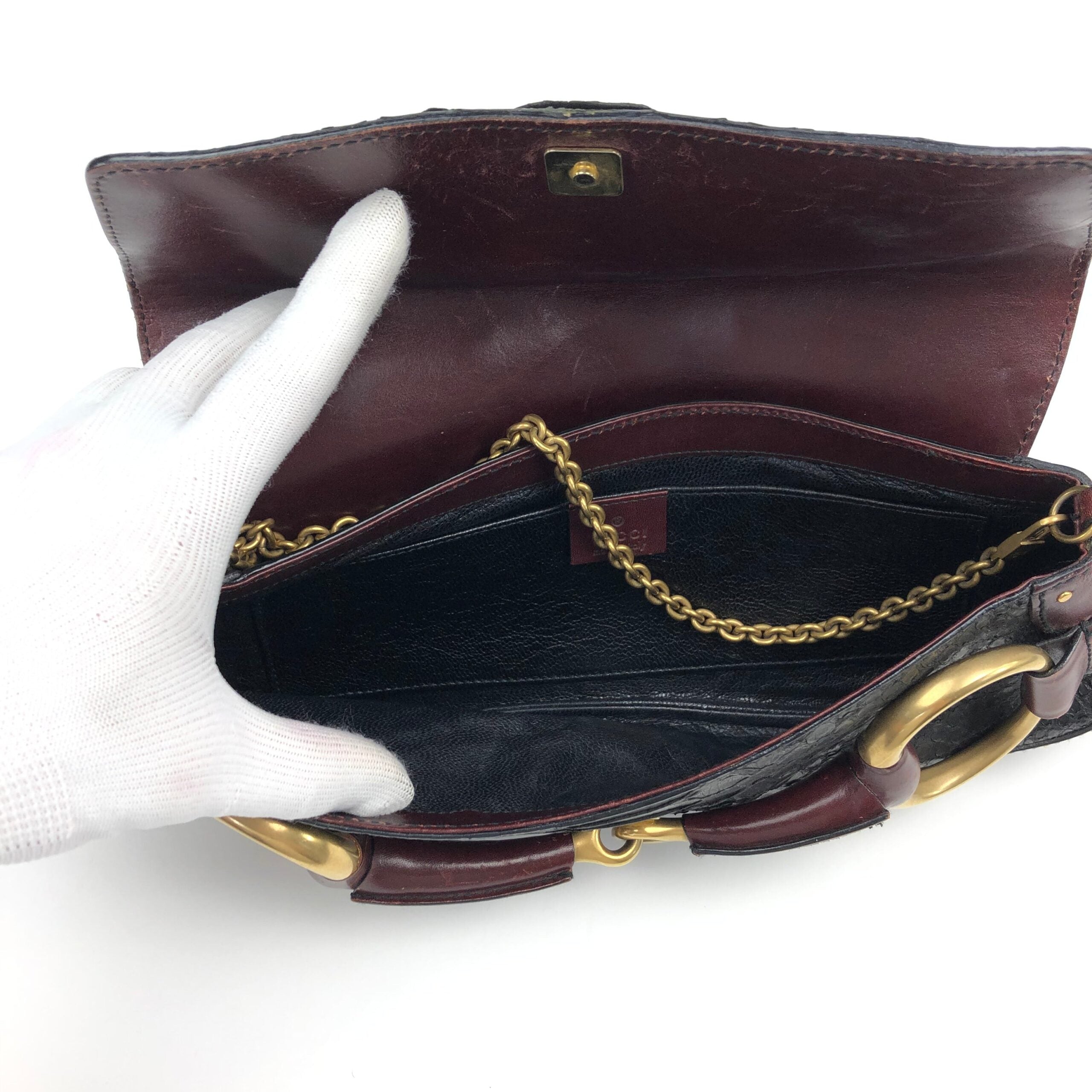 GUCCI HORSEBIT TOM FORD PYTHON CHAIN SHOULDER BAG