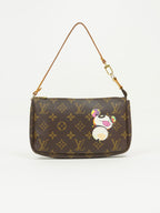 LOUIS VUITTON TAKASHI MURAKAMI PANDA POCHETTE BAG