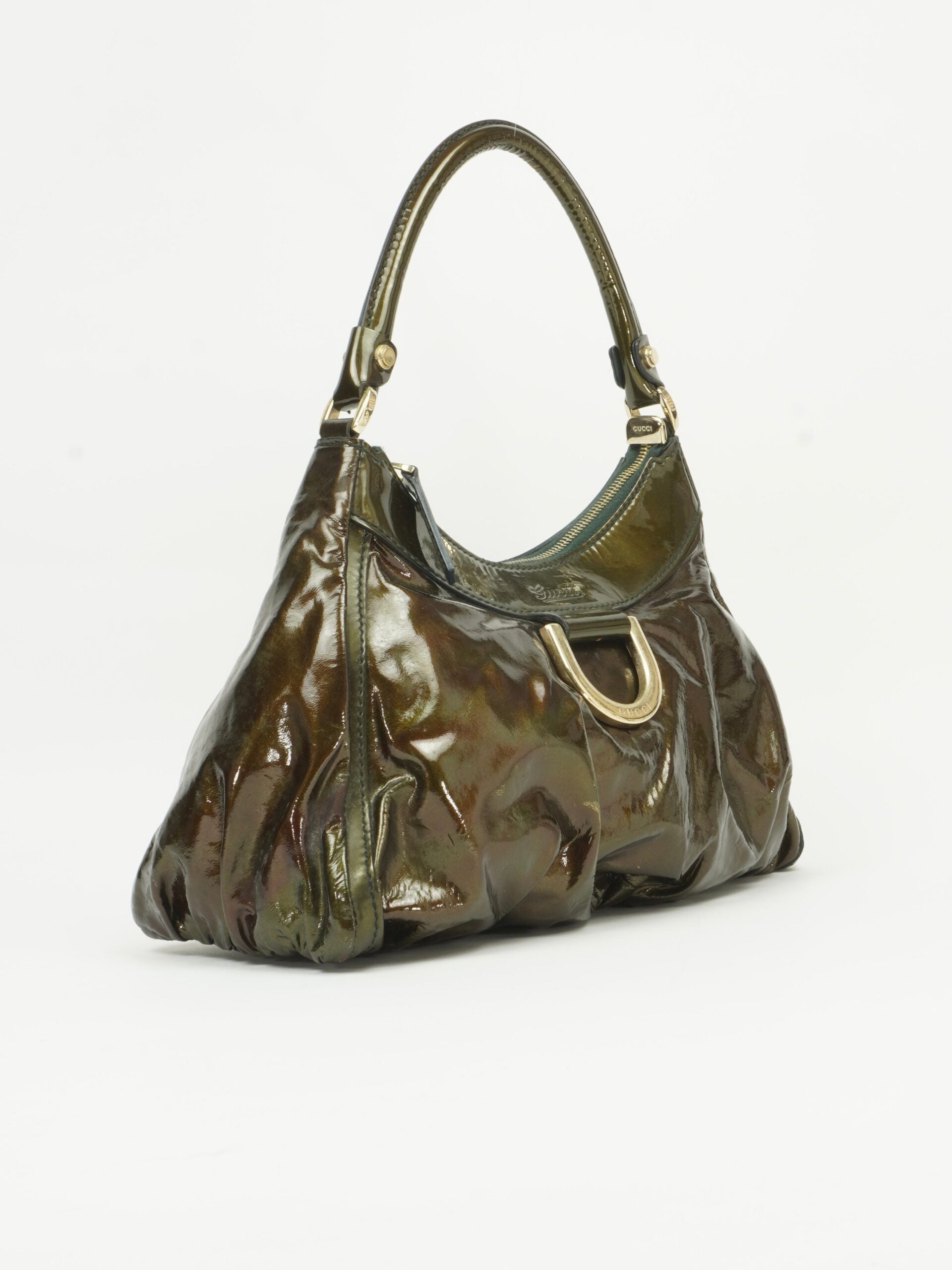 GUCCI PATENT LEATHER ABBEY BAG