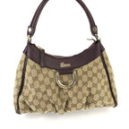GUCCI ABBEY MONOGRAM SHOULDER BAG
