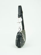 CHRISTIAN DIOR BAG WITH SILVER HARDWARE