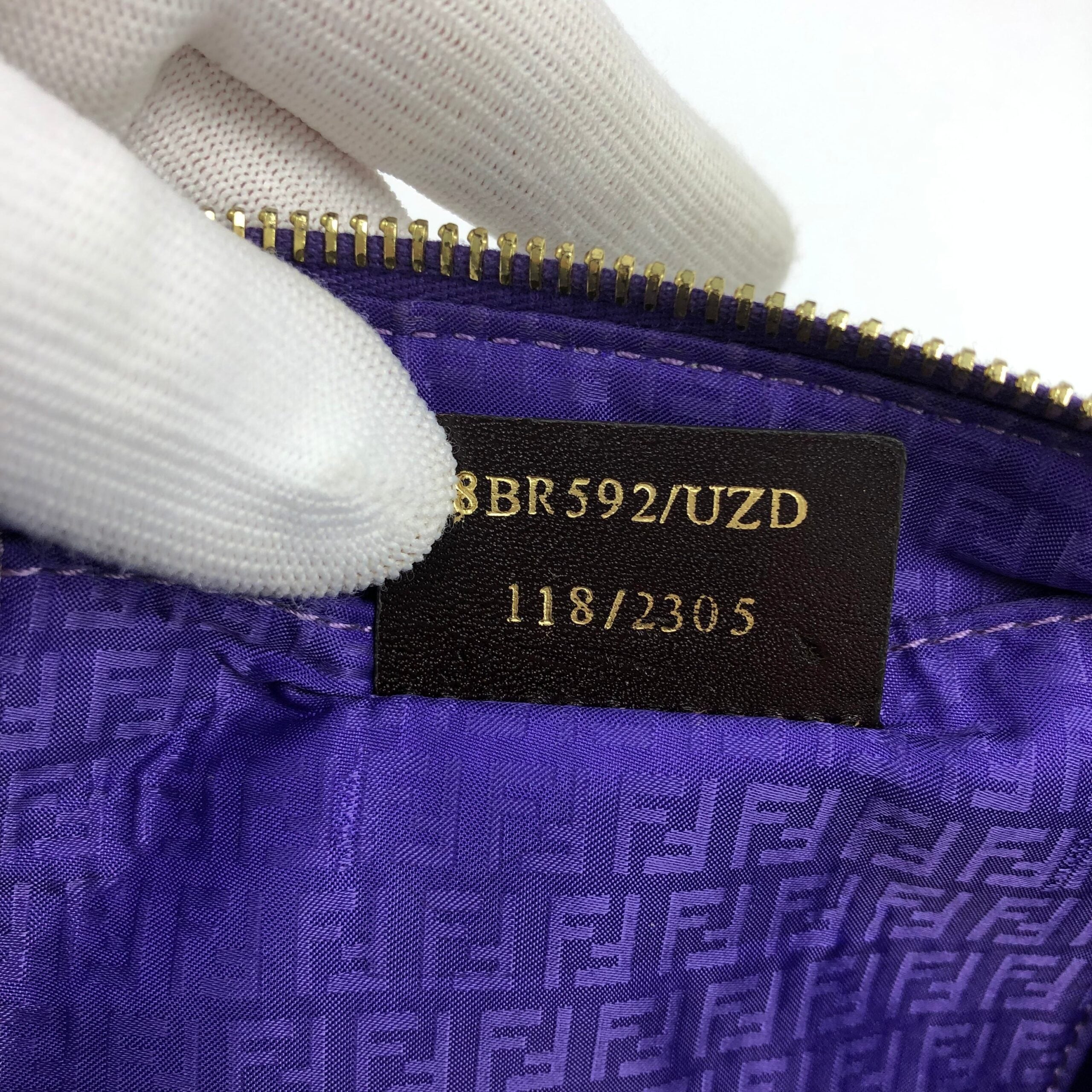 FENDI ZUCCA SHOULDER BAG