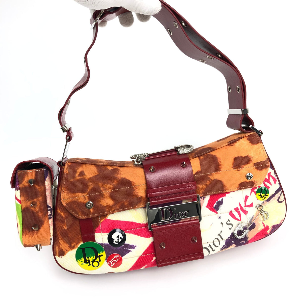 CHRISTIAN DIOR ‘VICTIM’ STREET CHIC COLUMBUS SHOULDER BAG