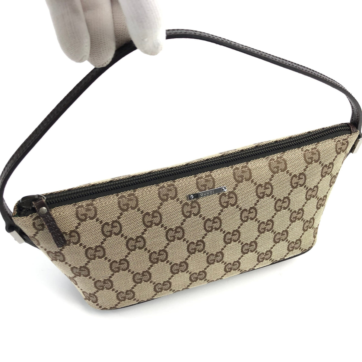 GUCCI MONOGRAM SHOULDER BAG