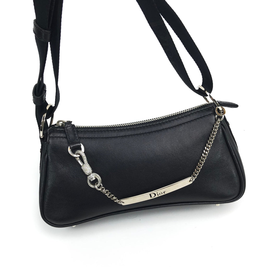 CHRISTIAN DIOR HARDCORE LEATHER SHOULDER BAG