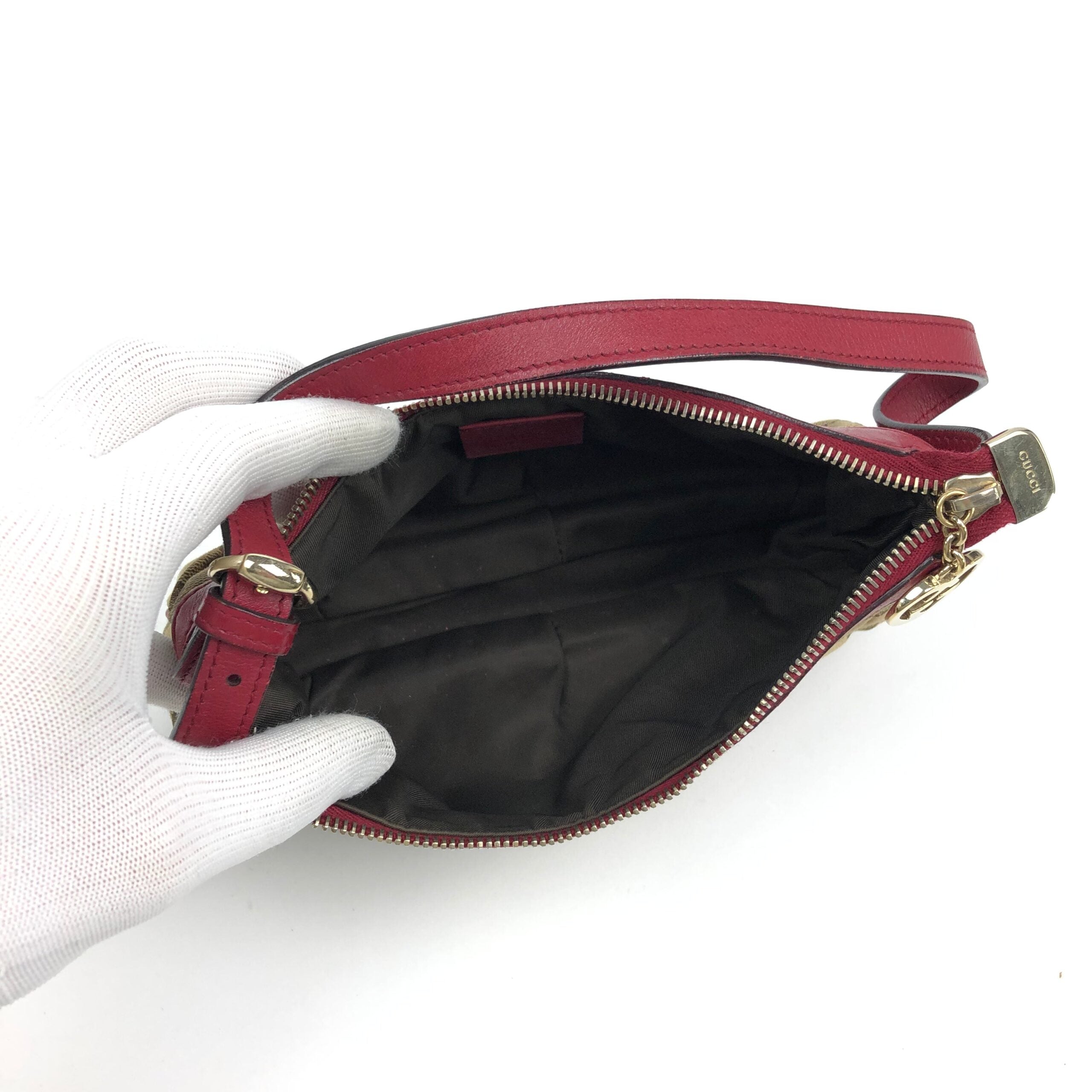 GUCCI MONOGRAM SHOULDER BAG