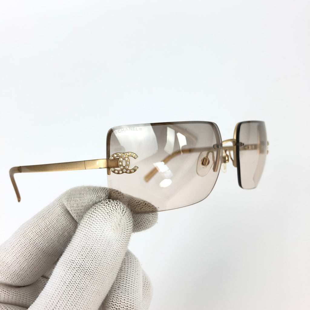 CHANEL RIMLESS SUNGLASSES