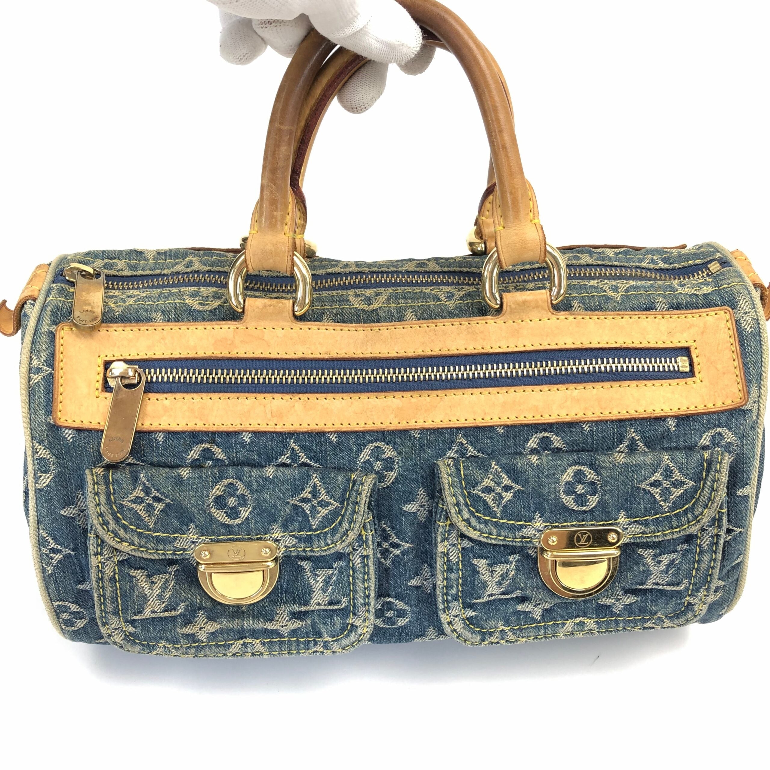 LOUIS VUITTON NEO SPEEDY DENIM BAG