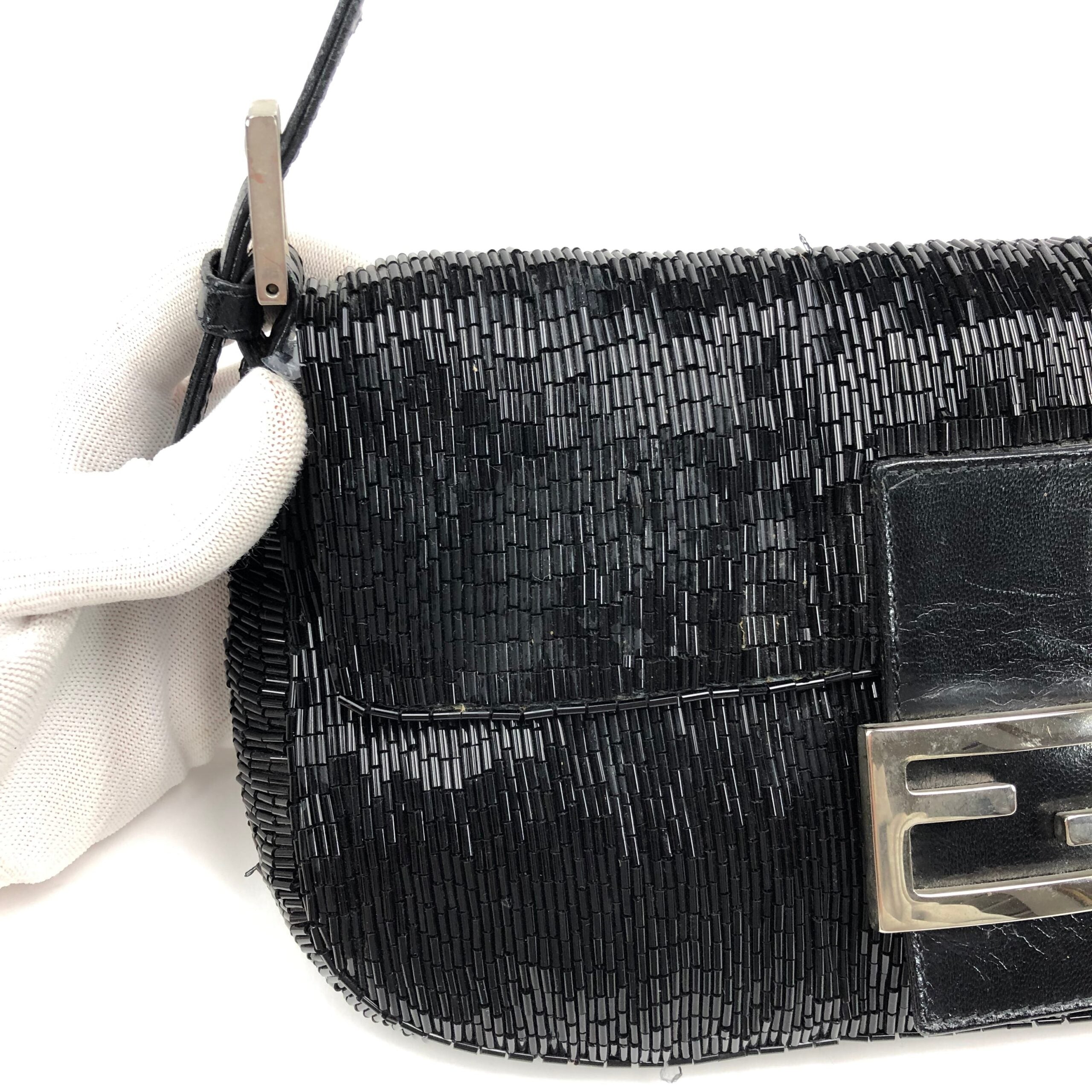 FENDI BEADED BAGUETTE BAG