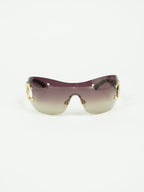 CHANEL RIMLESS CC LOGO SUNGLASSES
