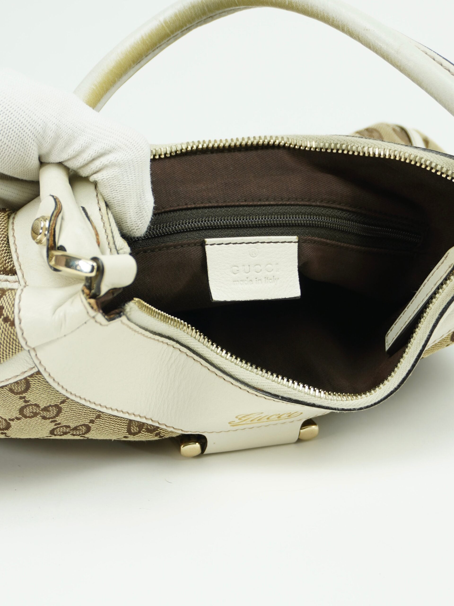 GUCCI MONOGRAM ABBEY BAG