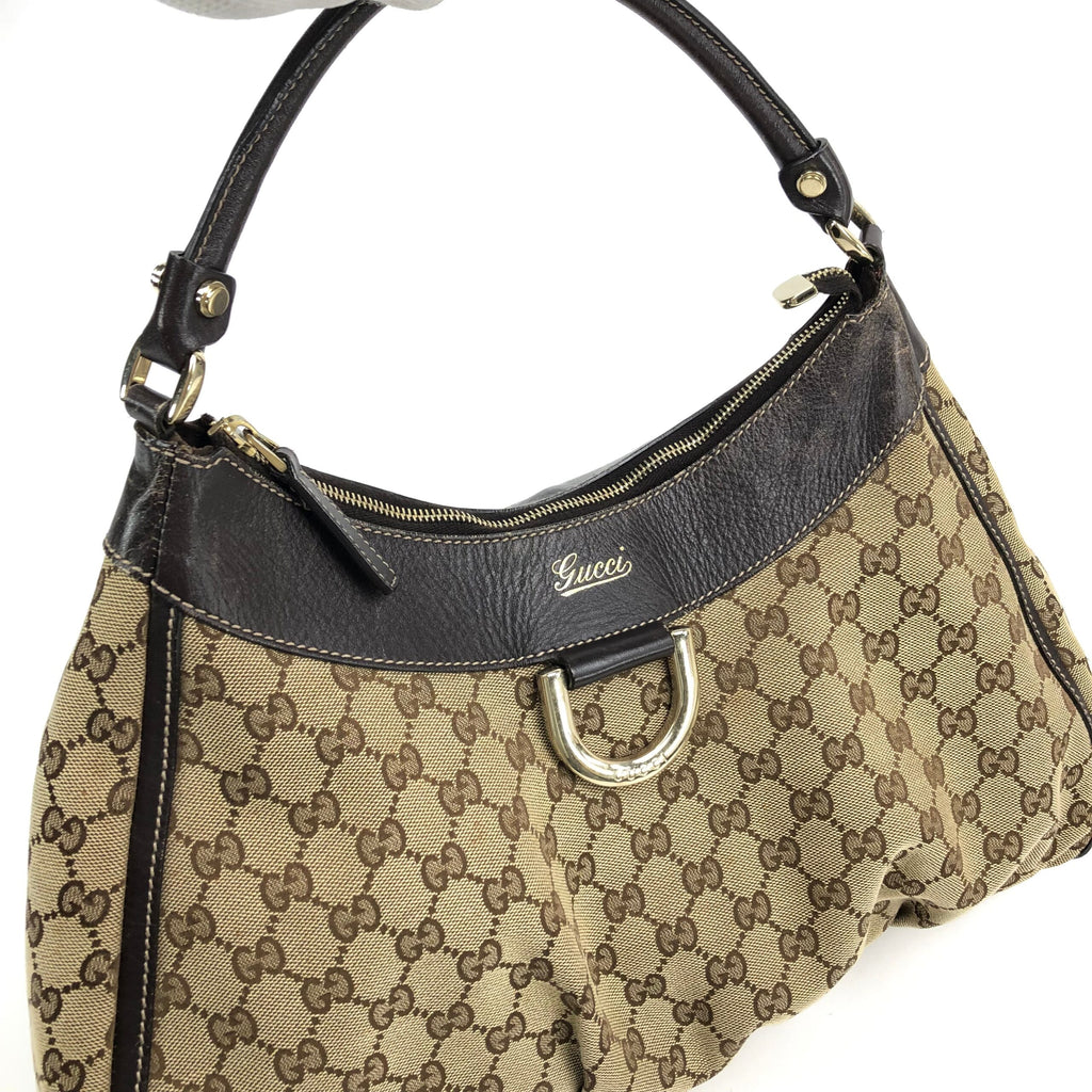 GUCCI MONOGRAM ABBEY SHOULDER BAG