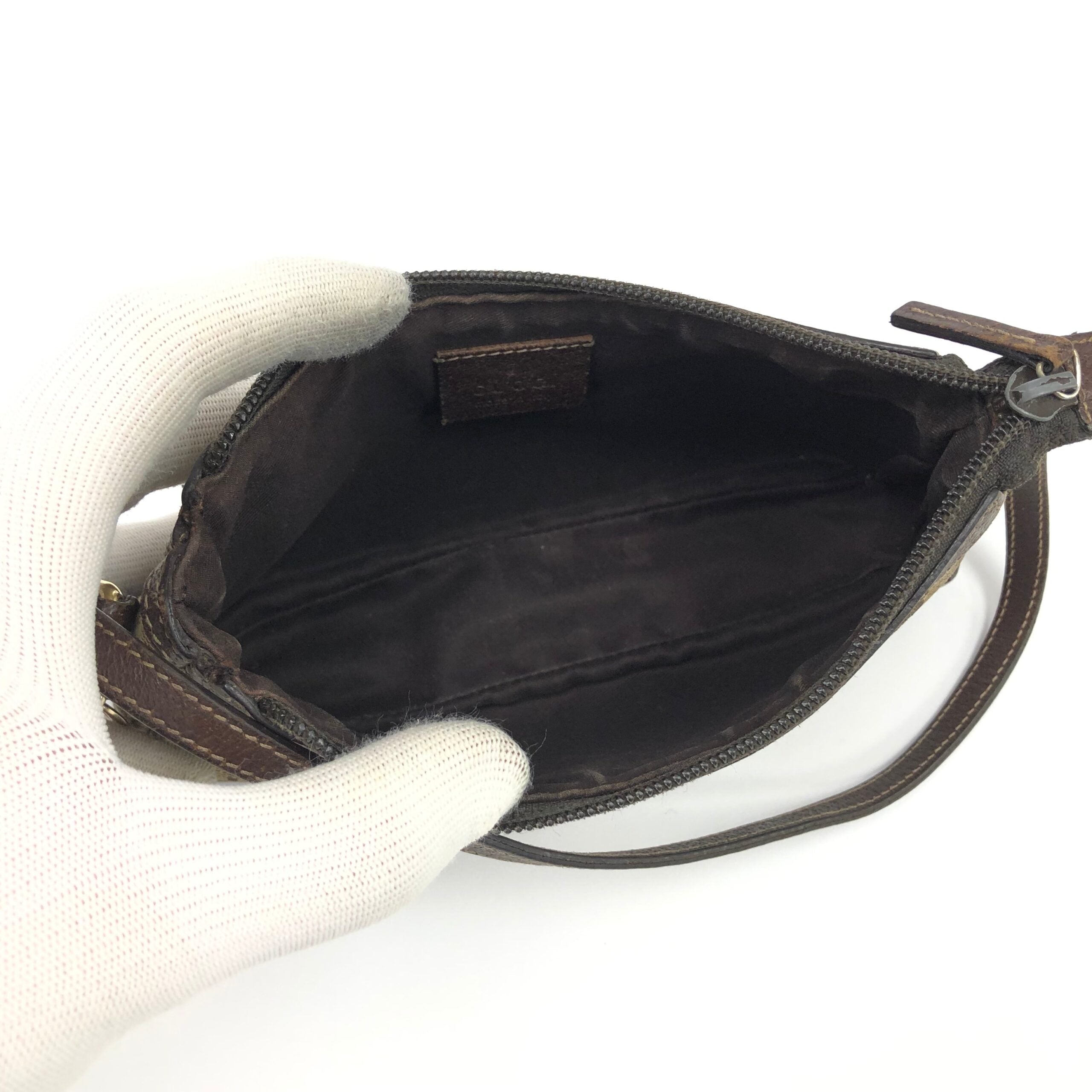 GUCCI MONOGRAM SHOULDER BAG