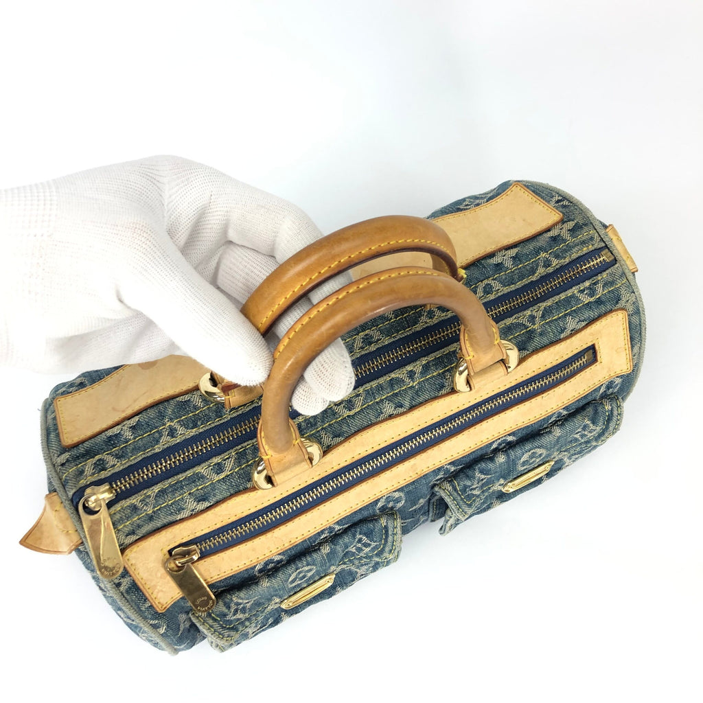 LOUIS VUITTON NEO SPEEDY DENIM BAG