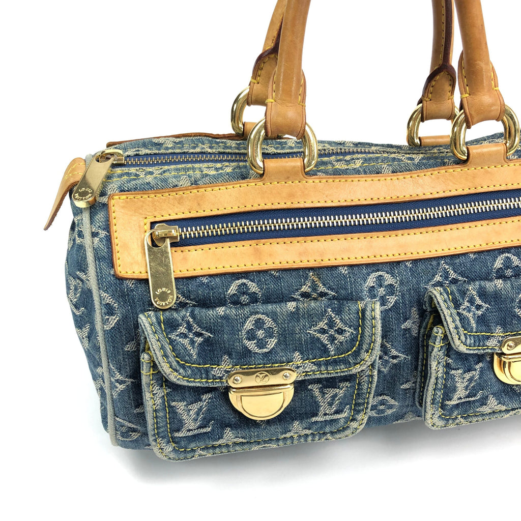 LOUIS VUITTON NEO SPEEDY DENIM BAG