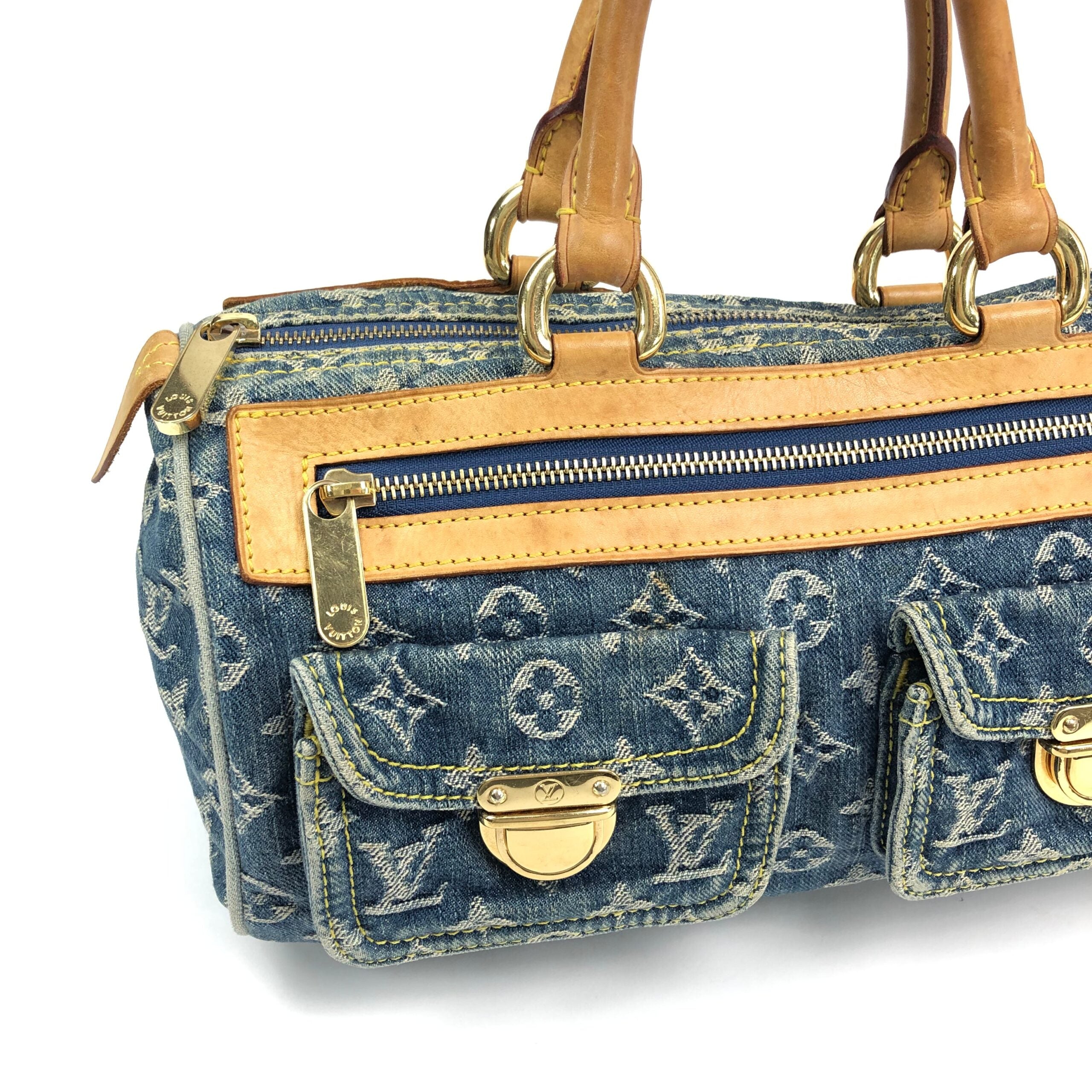 LOUIS VUITTON NEO SPEEDY DENIM BAG
