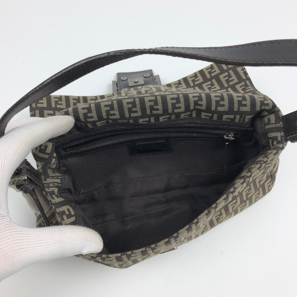 FENDI MONOGRAM BAGUETTE SHOULDER BAG