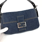 FENDI DENIM BAGUETTE BAG