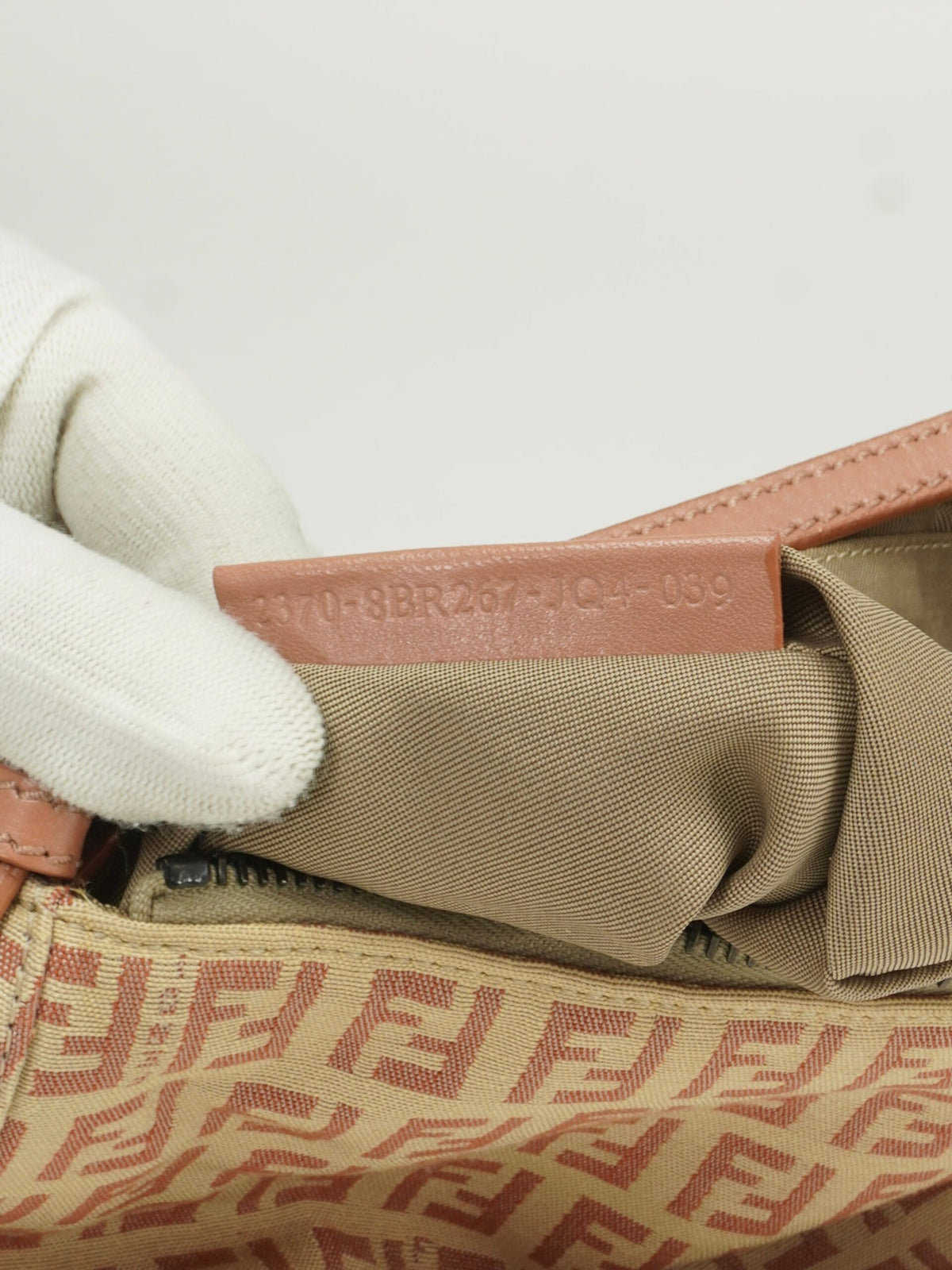 FENDI ZUCCA SHOULDER BAG