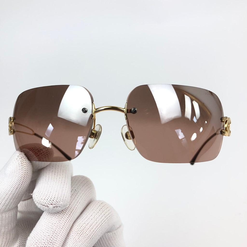 CHANEL RIMLESS SUNGLASSES