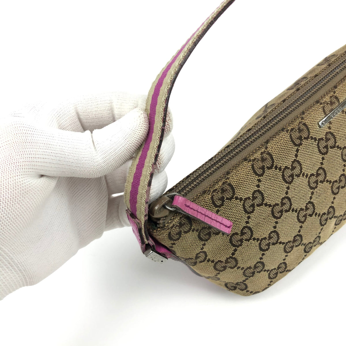 GUCCI MONOGRAM SHOULDER BAG