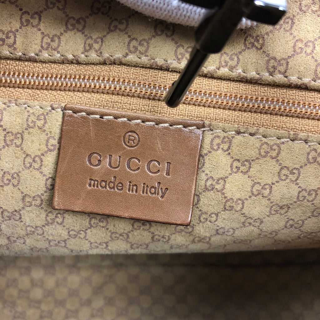 GUCCI JACKIE LEATHER SHOULDER BAG